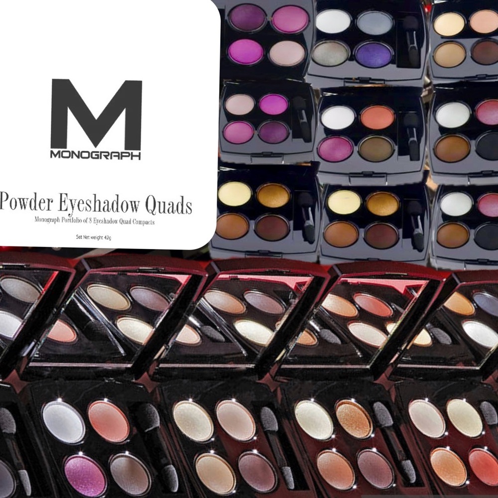Monograph Collection Powder Eyeshadow Quads Portfolio NWT